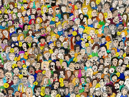 Pollitos de Abi Art Print