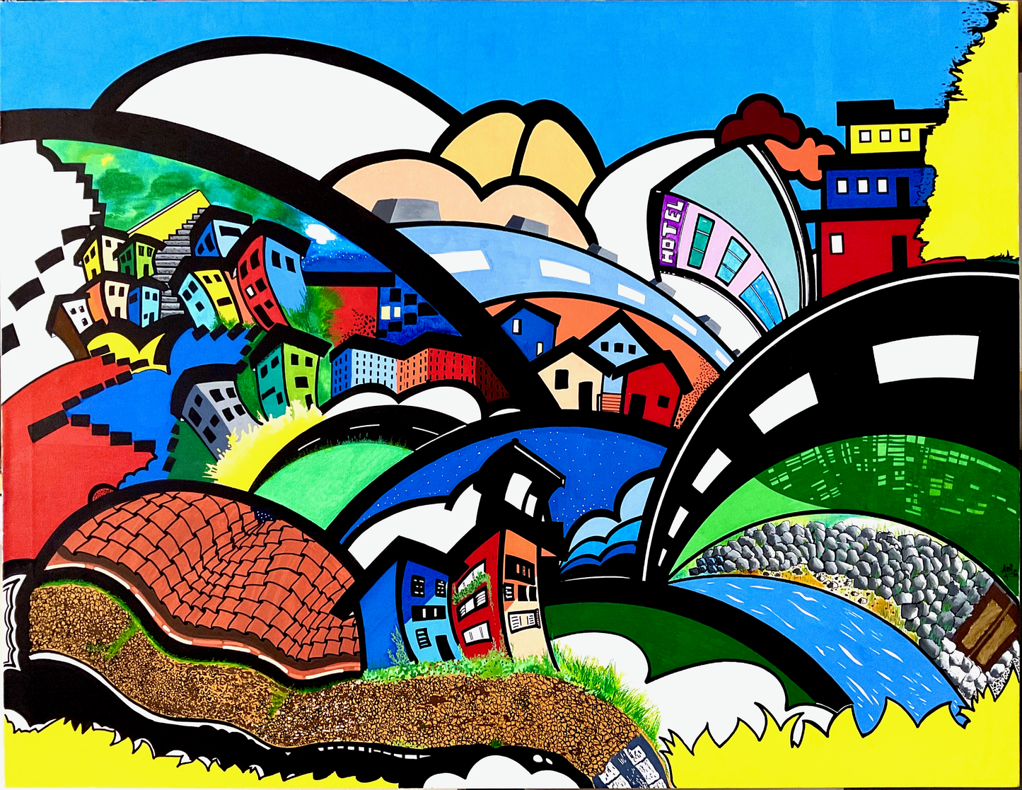 Pollitos de Abi Art Print