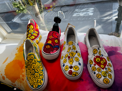 Pollitos de Abi Hand-Painted Shoes