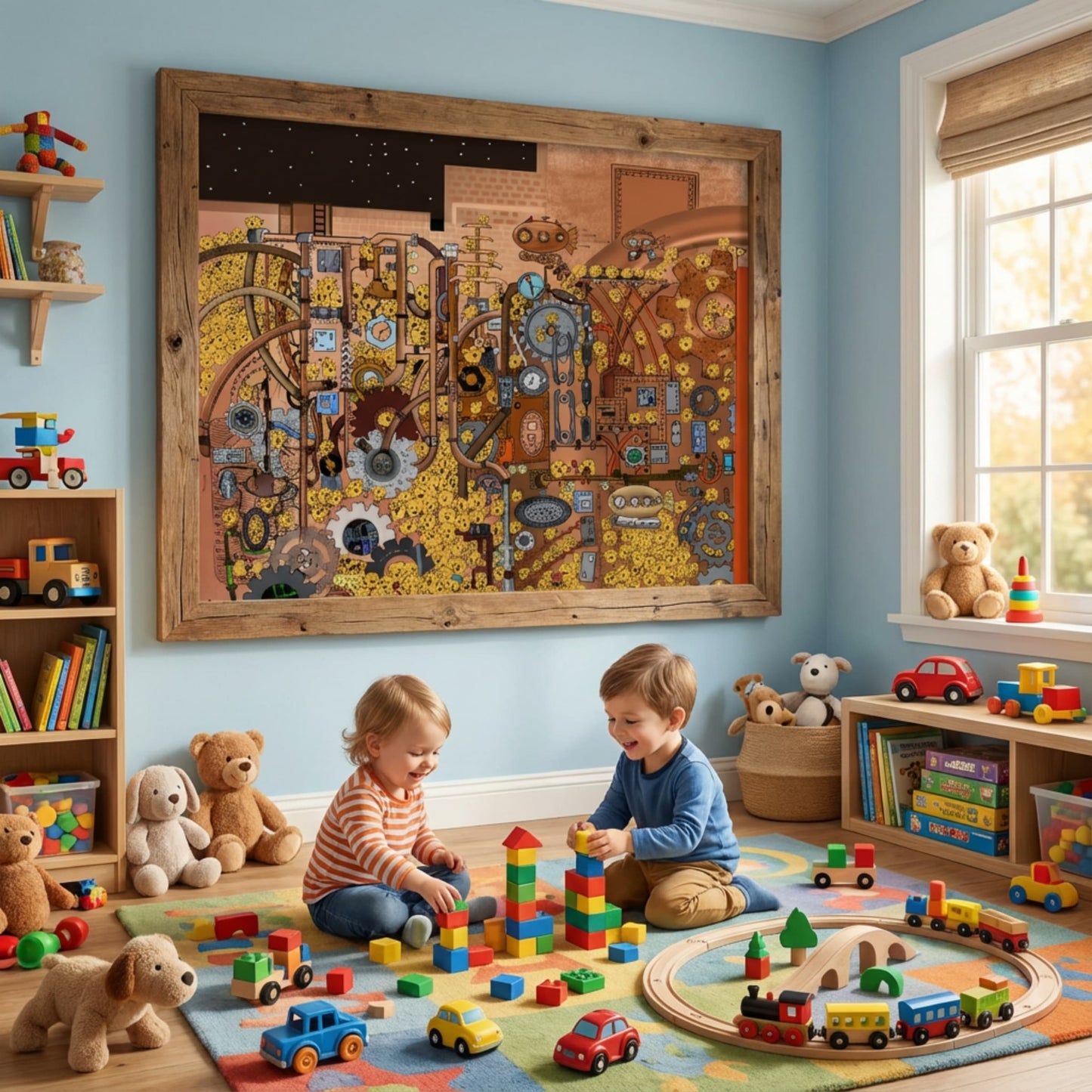 Pollitos de Abi Art Print